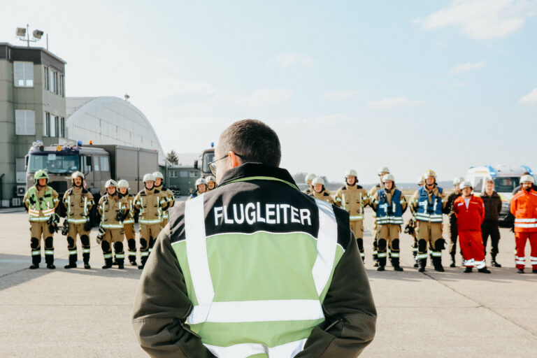 Übungsalarm am Fliegerhorst Vogler