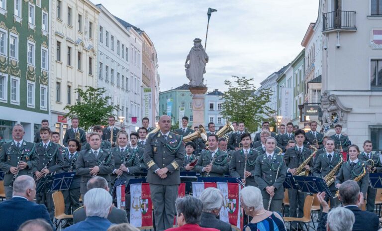 Sommerkonzertreihe der Militärmusik Oberösterreich begeisterte die Region